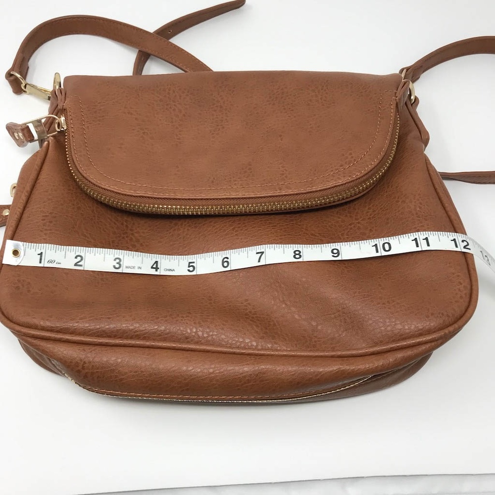 Moda Luxe Brown Crossbody Shoulder Bag - Picture 5 of 8
